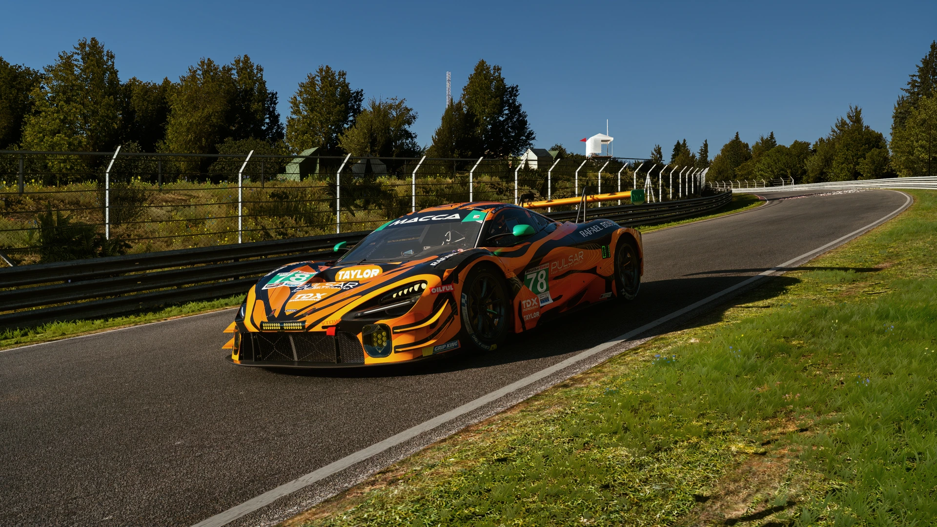 Clean Daylight — McLaren in-game photograph on Nordschleife