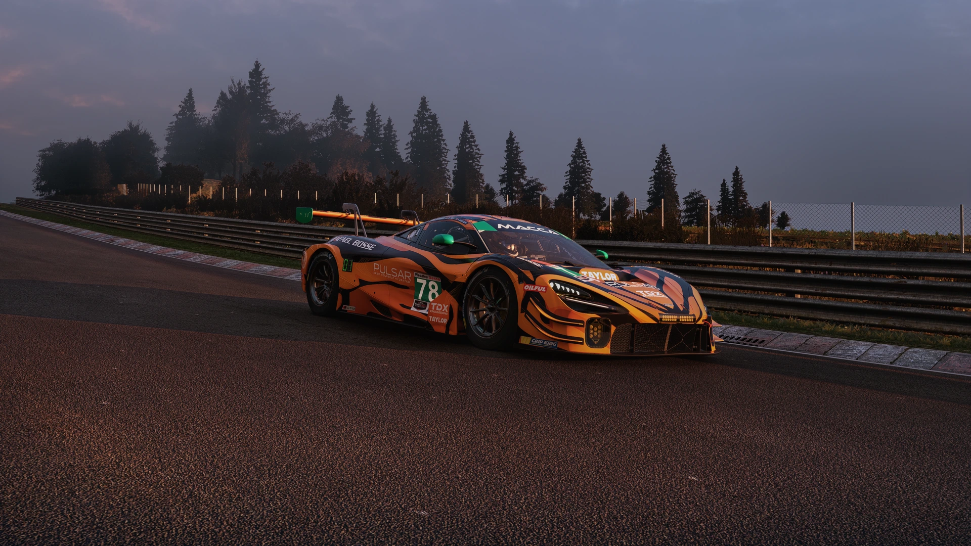 Sirocco Vibe — McLaren in-game photograph on Nordschleife