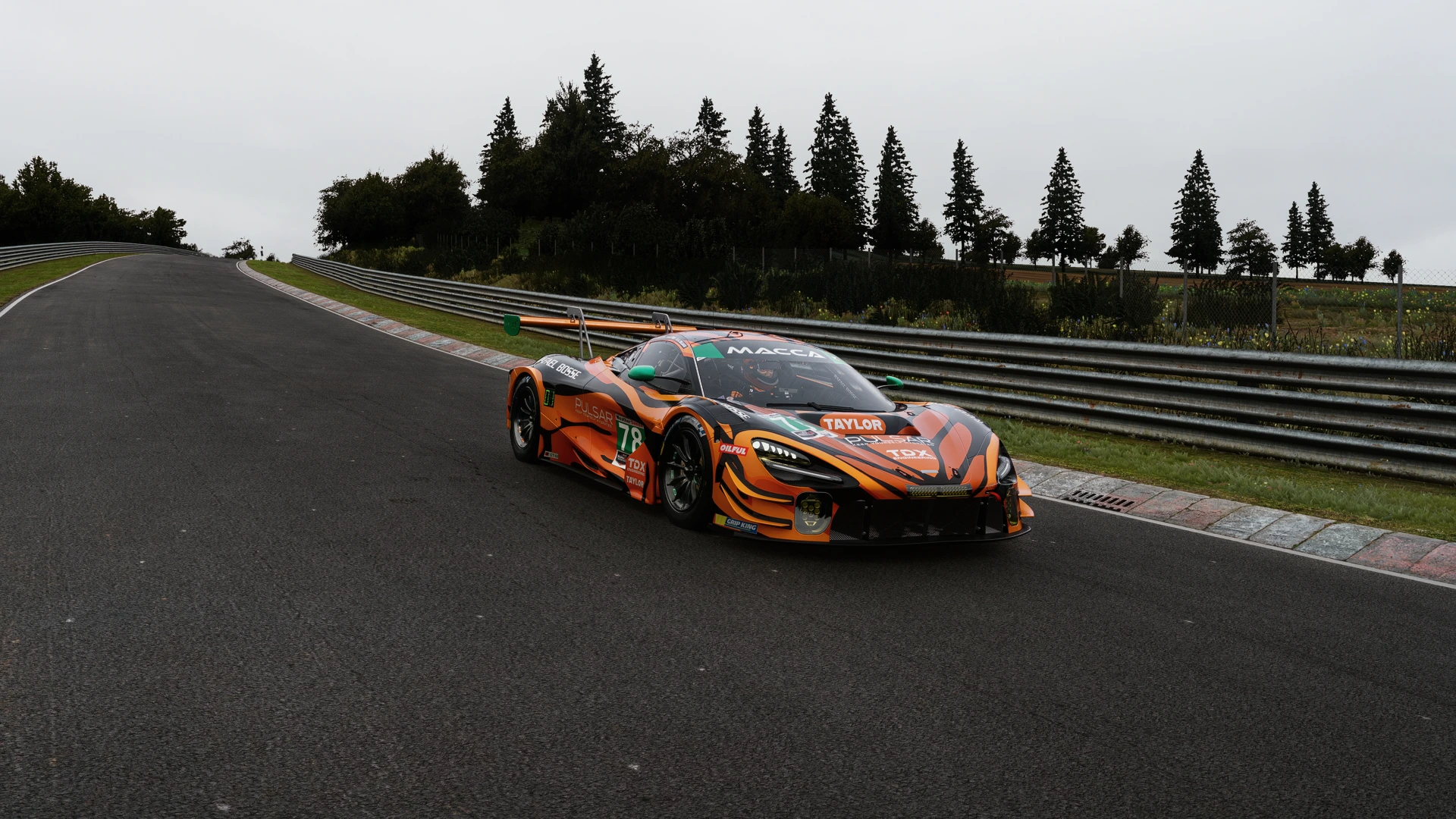 Soft Overcast — McLaren in-game photograph on Nordschleife